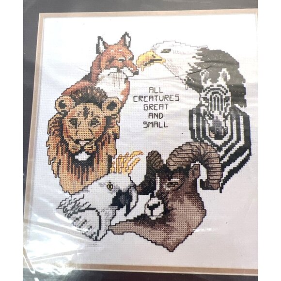 All Creatures Great & Small Counted Cross Stitch Kit By Leahrae Originals - Picture 1 of 4